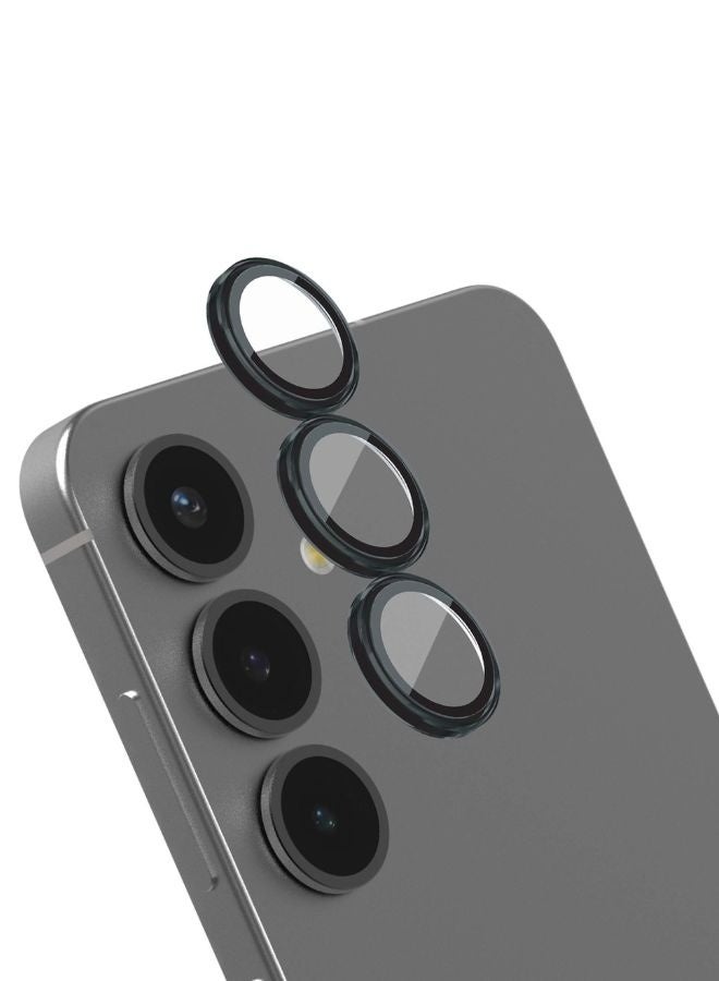 PROMASS Camera Lens Protector for Samsung Galaxy S25 | Scratch-Resistant Lens Cover with Full Protection- Black - Image 4